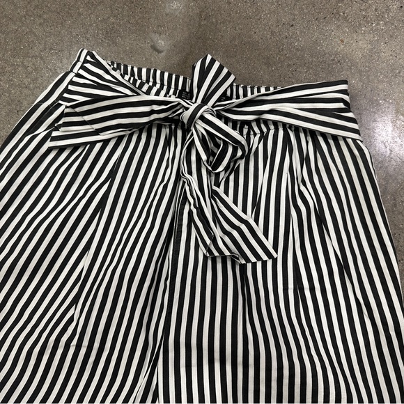 Zara High Waisted Striped Pant - Picture 2 of 9